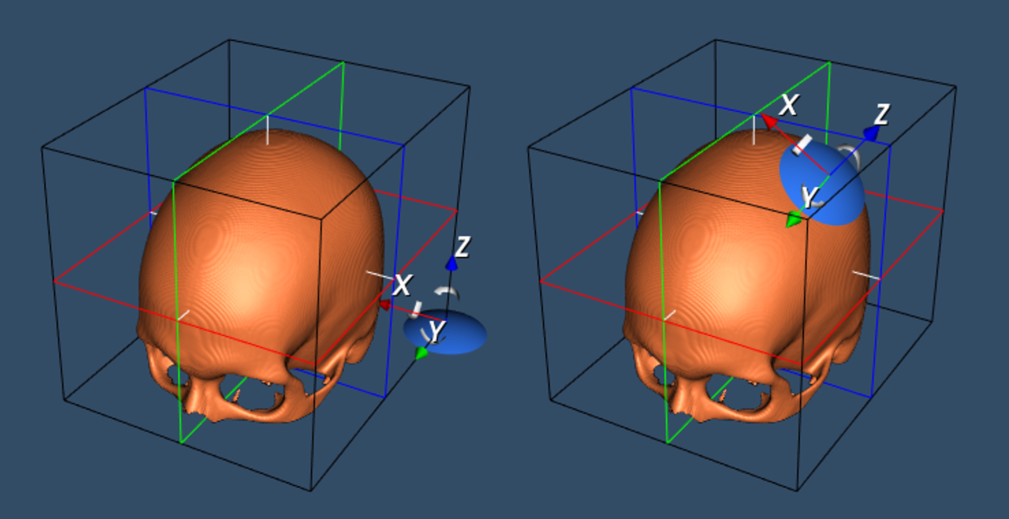 Transducer coordinate system